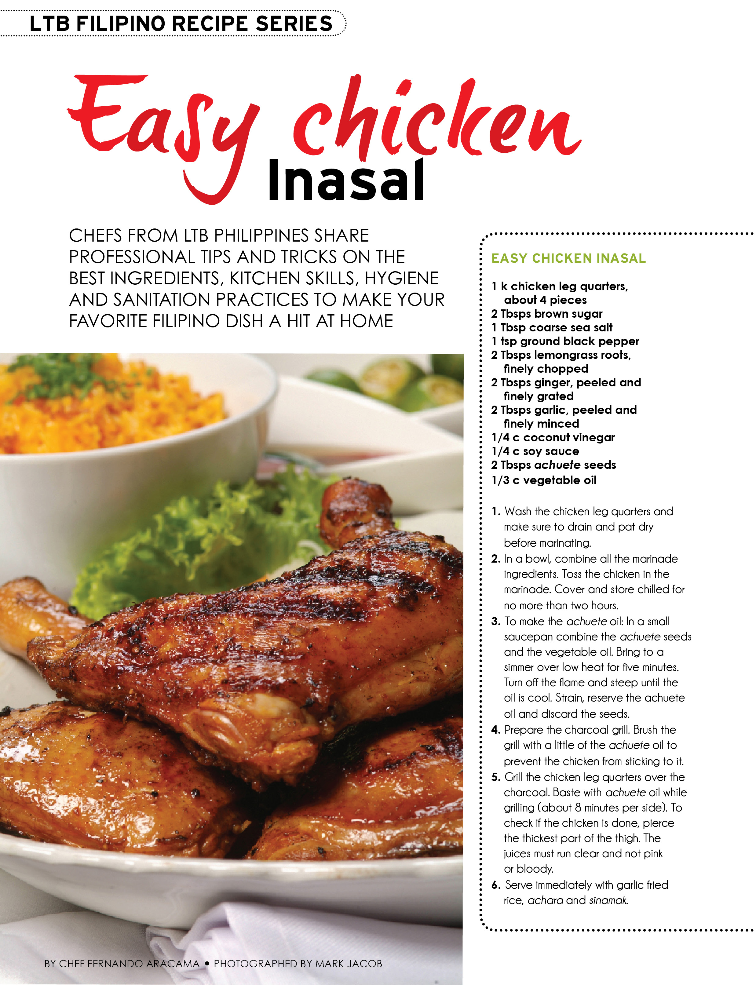 Easy Chicken Inasal Recipe Ltb Chefs Phils 3226